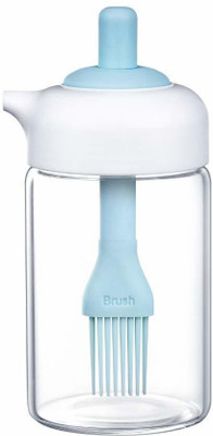 Femora Glass Utility Container  - 200 ml(Clear, Blue)