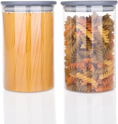 AD POINT Polypropylene Pickle Jar  - 900 ml(Pack of 2, Clear)