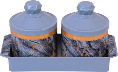 EssaBella Plastic Utility Container  - 350 g(Pack of 2, Grey)