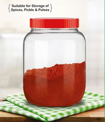 VERPHX Glass Grocery Container  - 3000 ml(Clear)