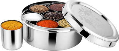 PRABHA Stainless Steel Utility Container  - 700 ml(Silver)
