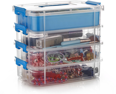 ROYALRYTE ENTERPRISE Plastic Grocery Container  - 2000 ml(Blue)