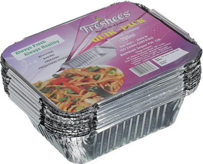 Freshee Aluminium Utility Container  - 250 ml(Silver)