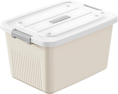 WHISKET Plastic Utility Container  - 11 kg(Beige)