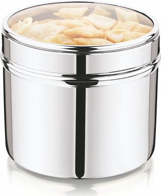 MUKTI STEEL Stainless Steel Utility Container  - 900 ml(Silver)