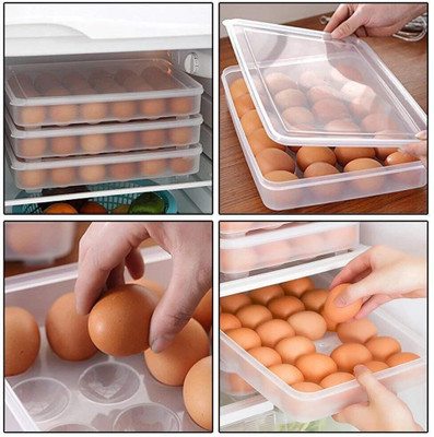 Cartco Plastic Fridge Container  - 2 dozen(Off White)