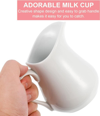PAUL SONS Ceramic Milk Container  - 100 ml(White)