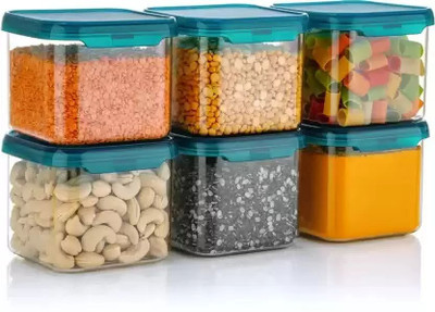 CKBRIGHT Plastic Grocery Container  - 500 ml(Pack of 6, Blue)