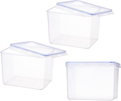 Aristo Plastic Grocery Container  - 10800 ml(Pack of 3, White)