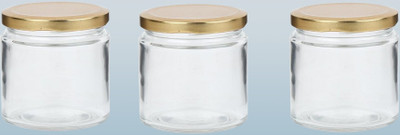 1st Time Glass Utility Container  - 50 ml(Pack of 3, Clear)