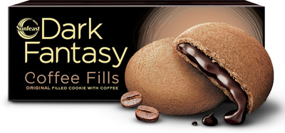 Sunfeast Dark Fantasy Filled,Original Filled Cookie with Coffee Flavour Perfect Snack Cookies Biscuit(69 g)