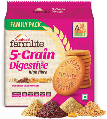 Sunfeast Farmlite 5 Seed Digestive Cookies Biscuit(799 g)