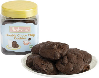 Theobroma Double Choco Chip Cookies Cookies Biscuit(140 g)