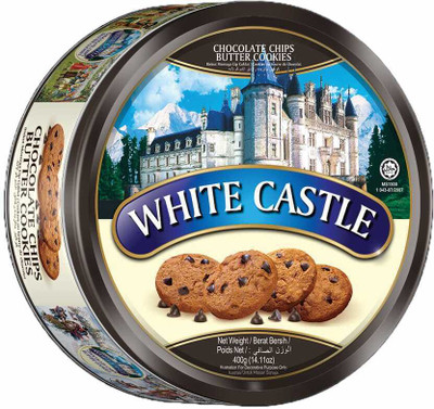 White Castle Chocolate Chips Butter Cookies Cookies Biscuit(400 g)