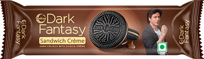 Sunfeast Dark Fantasy Cr�me, Made With Real Chocolate Cream Filled Biscuit(79 g)