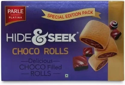PARLE Hide & Seeks Choco Rolls Cream Filled Biscuit(250 g)