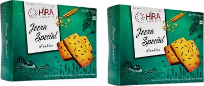 Hira Sweets Jeera Special Cookies Rich in Taste and Nutrition Healthy Cookies Biscuits Cookies Biscuit(2 x 400 g)