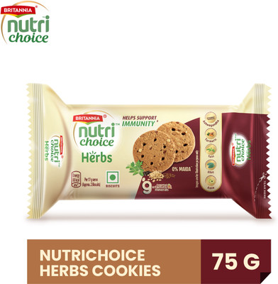 BRITANNIA Nutrichoice Herbs Cookies Biscuit(75 g)
