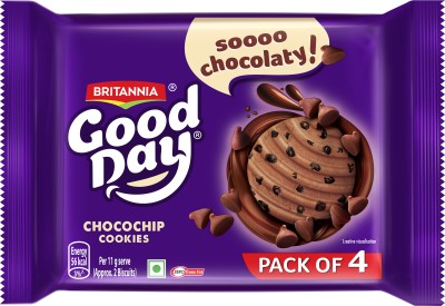 BRITANNIA Good Day Chocochips Cookies Biscuit(4 x 100 g)