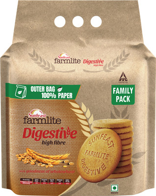 Sunfeast Farmlite Farmlite Digestive High Fibre Biscuit High Fiber Biscuit(800 g)