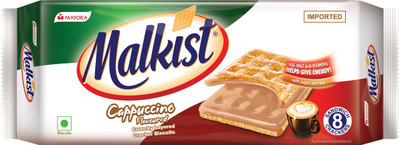 Malkist Cappuccino Cream Cracker Biscuit(144 g)