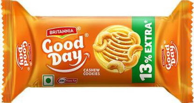 BRITANNIA Good Day Cashew Cookies (53 g)-12PCS/ Cookies Biscuit(12 x 53 g)