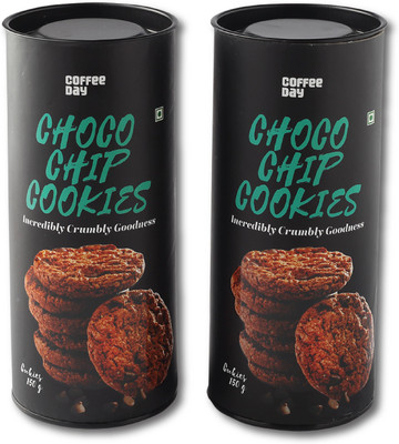 Café Coffee Day Double Chocochip Cookies |Pack of 2 | 150 g each Cookies Biscuit(2 x 150 g)