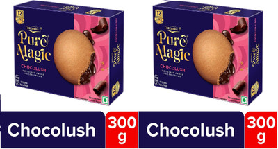 BRITANNIA Pure Magic Chocolush Cream Cracker Biscuit(600 g)