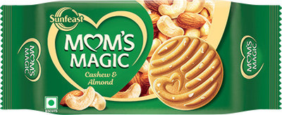 Sunfeast Mom's Magic Cashew & Almond Ghee Roasted Nuts Cookies Biscuit(189 g)