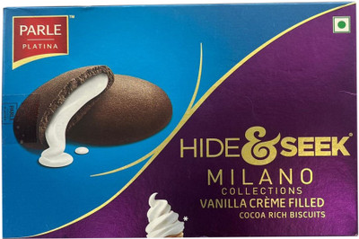 PARLE Hide N Seek Milano CF Vanilla Cookies Biscuit(125 g)