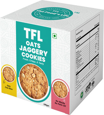 TFL(The Food's Life) Oats & Jaggery Cookies Biscuit(2 x 100 g)