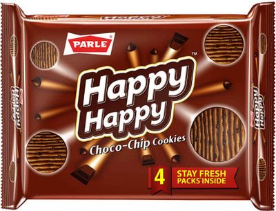 PARLE Happy Happy Choco-chip Cookies Biscuit(4 x 99 g)