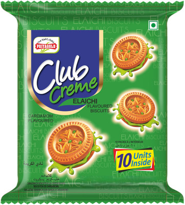 Priyagold Club Elaichi Flavoured Biscuits Cream Sandwich Biscuit(320 g)