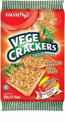 Munchy's Vege Crackers 300g Biscotti Biscuit(300 g)