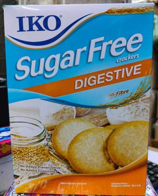 Iko Sugar Free Crackers Digestive Hi-Fibre Cracker(200 g)