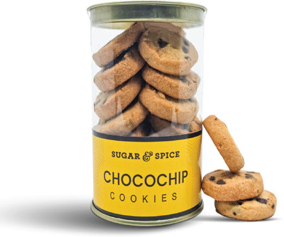 Sugar and Spice Small Choco Chip Cookies | Tea time cookies | Evening Snacks Cookies Biscuit(100 g)