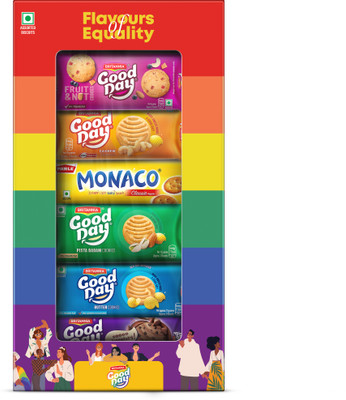 BRITANNIA Good Day Pride Pack - Flavours Of Equality Cookies Biscuit(471 g)