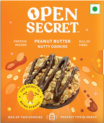 OPEN SECRET Peanut Butter Nutty - Box of 2 Cookies Biscuit(25 g)