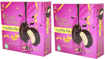 Sunfeast Dark Fantasy Yumfills Pie Cream Filled Biscuit(2 x 253 g)