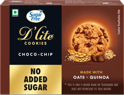 Sugar Free D'Lite Choco Chip Cookies Sample Cookies Biscuit(12.5 g)