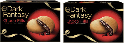 Sunfeast Dark fantasy choco fills cookies Cookies Biscuit(2 x 153 g)