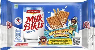 BRITANNIA Milk Bikis Plain Biscuit(190.5 g)