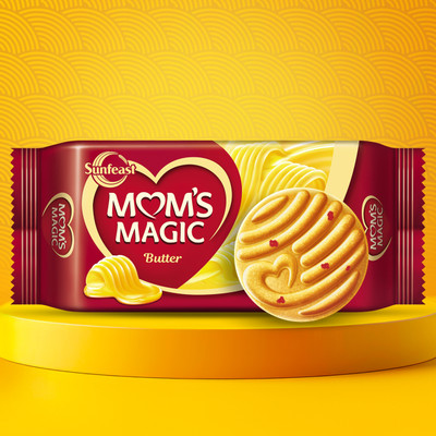 Sunfeast Mom's Magic Rich Butter Cookies | Roasted Butter | Caramel Aromand Cookies Biscuit(189 g)