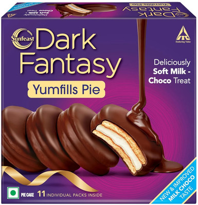 Sunfeast DARK FANTASY YUMMYPIE FILLS Cookies Biscuit(242.98 g)