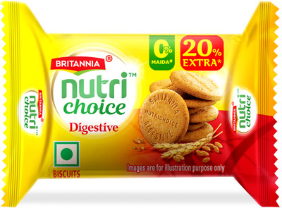 BRITANNIA NutriChoice Digestive High Fibre Biscuits Digestive Biscuit(41.7 g)