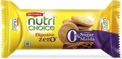 BRITANNIA Nutri Choice Digestive Zero (100Gm)-12pcs/ Digestive Biscuit(12 x 100 g)