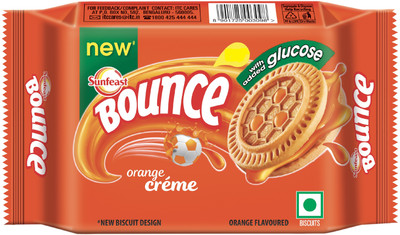 Sunfeast Bounce Orange Creme Biscotti Biscuit(49.6 g)