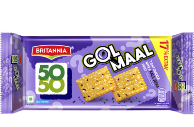 BRITANNIA 50-50 Golmaal Salted Biscuit Salted Biscuit(170 g)