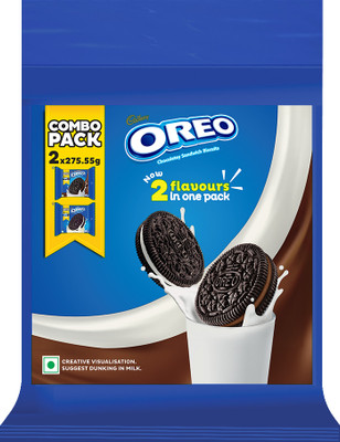 Cadbury Oreo Biscuit Family Combo Pack Cream Filled Biscuit(551.5 g)