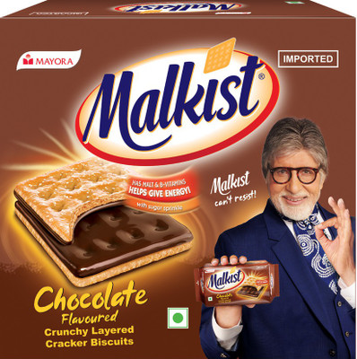 Malkist Chocolate Flavoured Cream Cracker Biscuit(30 x 18 g)